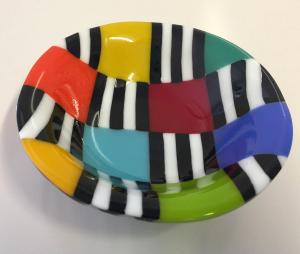 Stripes and Solids Bowl